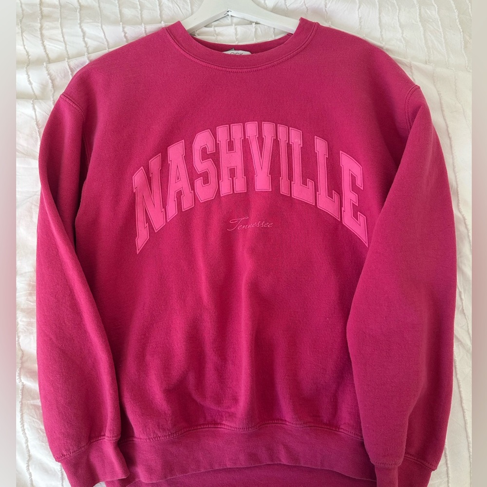 Hot pink Nashville Sweatshirt